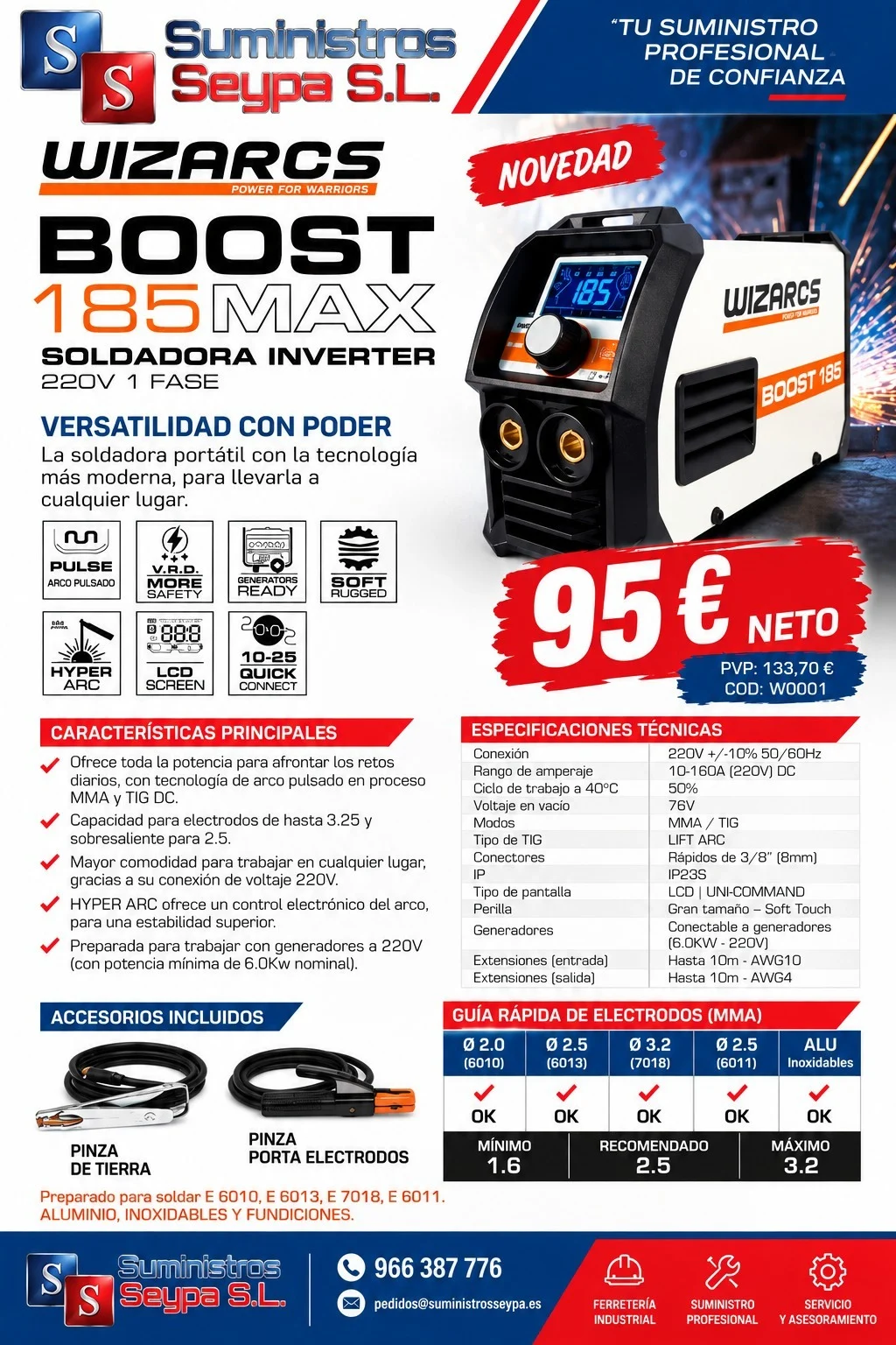 Folleto promocional Wizarcs